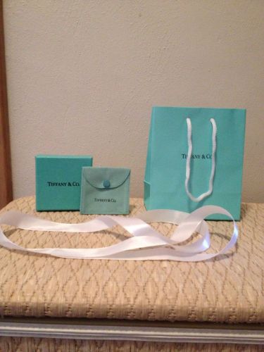 TIFFANNY BLUE BAG, POUCH, BOX AND CARE CARD