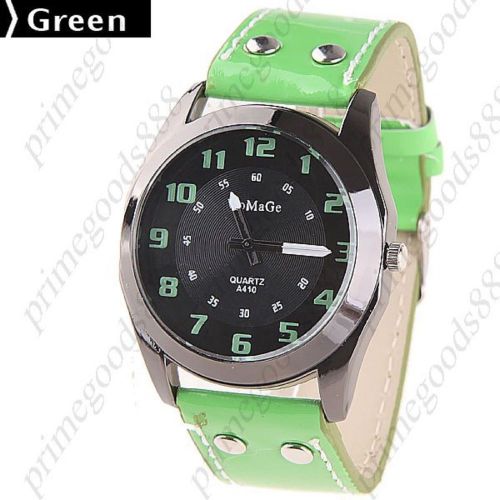 Synthetic Leather Quartz Wrist Wristwatch Free Shipping Women&#039;s Green