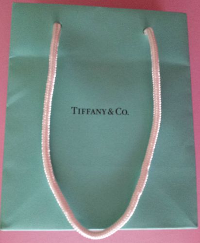 Tiffany Shopping Paper Gift Bag Small 5&#034;x6&#034;x3&#034;