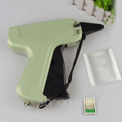 Tagging gun +5 steel needle +1000 kimble tag label system barbs for clothes sock for sale