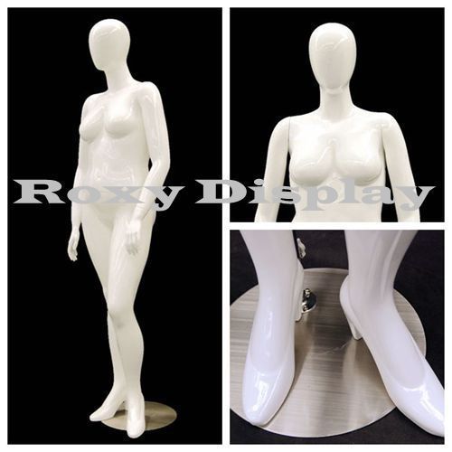 Fiberglass Plus Size Female Mannequin Manikin Dress Form Display #MD-NANCYW2S