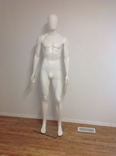 matte white male mannequin