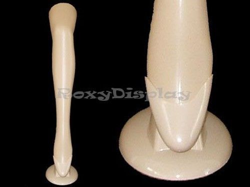 Female full round plastic mannequin leg Display hosiery, sox, sock. #PS-5016