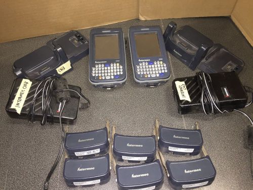 Lot of 2, Intermec CN3 - Handheld Barcode Inventory Scanners - With Extras