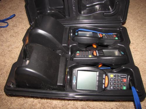 (Lot of 3) *DATASCAN* 802.11 Module 9154A Barcode Inventory Scanner + 2 Cradles