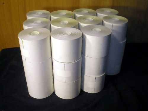Lot 33 Carbonless 2-Ply 2-Part Paperless Rolls 2-1/4 inch x 85&#039; ft. White Yellow