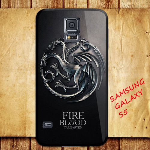 iPhone and Samsung Galaxy - Game of Thrones Targaryen Fire and Blood Logo - Case