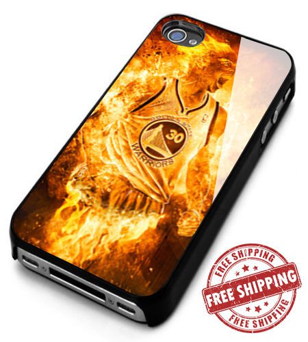 Stephen Curry Golden Logo For iPhone 4/4s/5/5s/5c/6 Black Hard Case