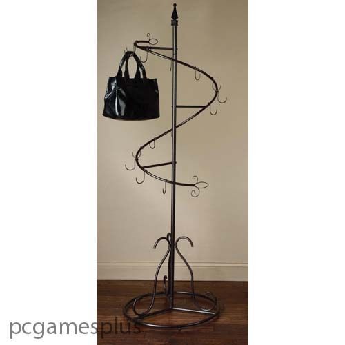 NEW - Spiral Purse Tree Retail Rack Display - Pointed Top