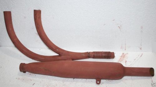Sunbeam s7 motorcycle bend pipe and muffler set for sale