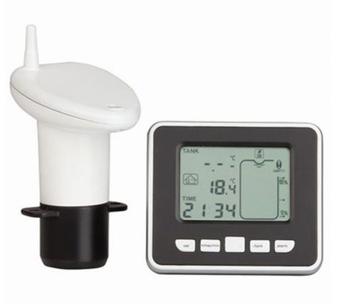 Water tank level meter (ultrasonic &amp; wireless) w/ temperature indicator for sale
