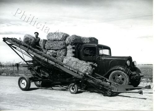 1950&#039;S ADV PHOTO CHAFF ELEVATOR EAST BROS FARM MACHINERY MALLALA SA A62
