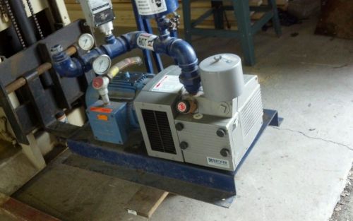 BECKER 7.5HP EXPLOSION PROOF ROTARY VANE AIR COMPRESSOR   208-230 460V 3 phase