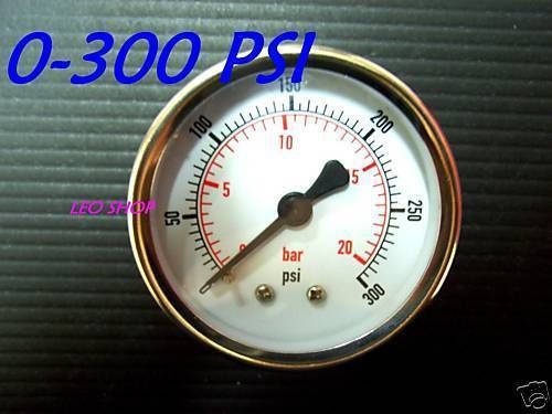 50mm 0-300 PSI Pressure Gauge Rear Entry  AIR AND OIL