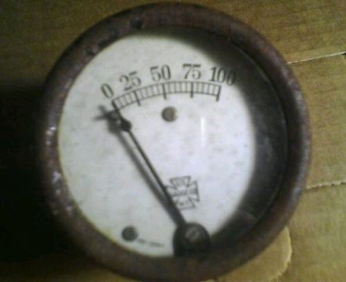vintage us gauge company ny. 0-100 pressure gauge. made in usa.