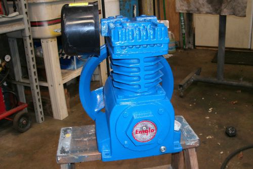 Emglo air compressor pump quality used 2 two cylinder for sale