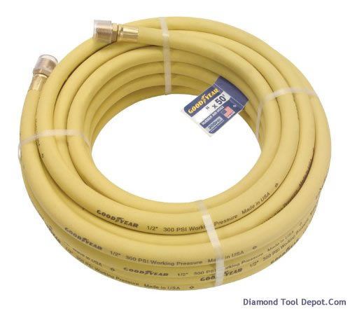 New goodyear 50 foot air  hose 3/8&#034; rubber for sale