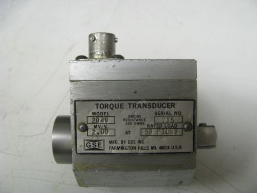 Gse socket wrench torque transducer 50 ft lbs - gse7 for sale