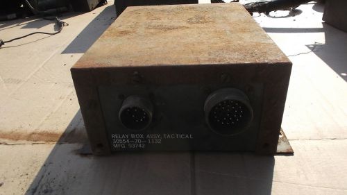 Relay Box Assy, Tactical 30554-70-1132 MFG 93742 for Military Generator