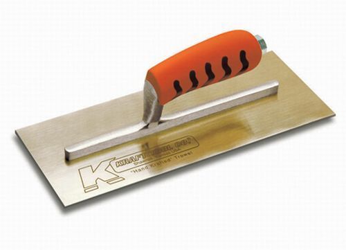 Kraft tool stainless steel plaster trowel 10.5&#034; x 4.5&#034; 20795 for sale
