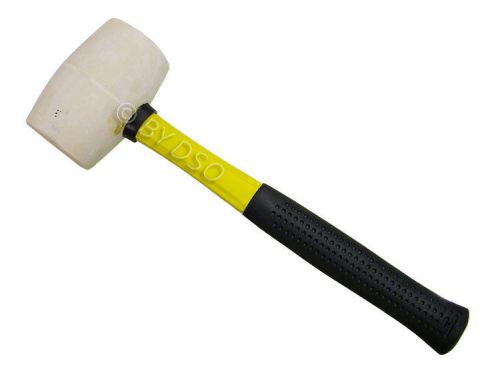 Professional 16oz fibre handle rubber mallet white hm110 for sale