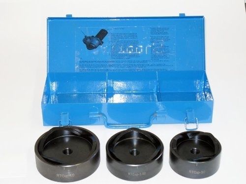 Ray tools low torque 3&#034;, 3.5&#034;, and 4&#034; knockout punch and die set for sale
