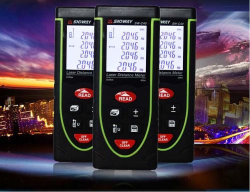 40m/131ft mini digital laser distance meter range finder measure diastimeter for sale