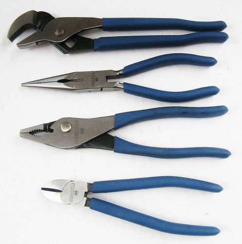NAPA Carlyle 4 Pc Plier Set  NEW NEVER USED