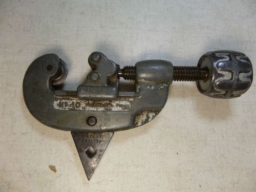 Vintage No. 10 Ridgid Tools Pipe Cutter 1/8 to 1 inch O.D.