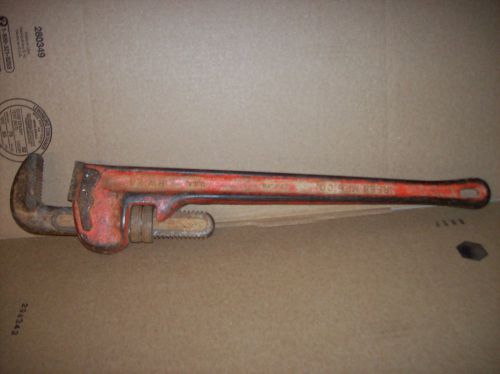 Reed mfg. rw24 24&#034; pipe wrench heavy duty  usa for sale