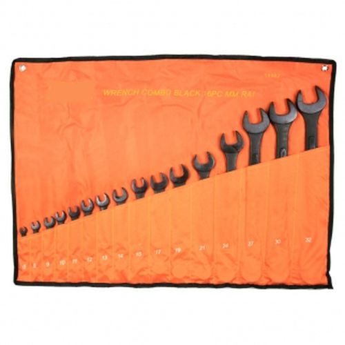 16pc mm black wrench set for sale