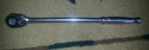 Mechanic snap on 1/2 drive 15&#034; long chrome handle ratchet sl715  msrp $169 for sale