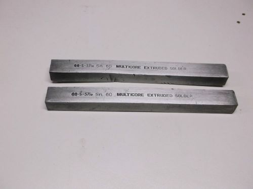 ERSIN/MULTICORE 60SN EXTRUDED SOLDER -TWO BARS-1LB. EACH