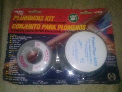 Plumbers Kit solder and flux nip slight damage