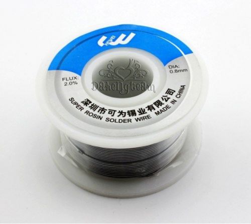 SALE 50g 0.8mm 63/37 Rosin Core Solder Wire Cable Tin Flux Solder 5.5x2.8cm