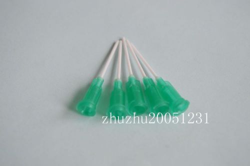 150 pcs 1&#034;   18Ga  Green  PP Blunt flexible Syringe needle tips