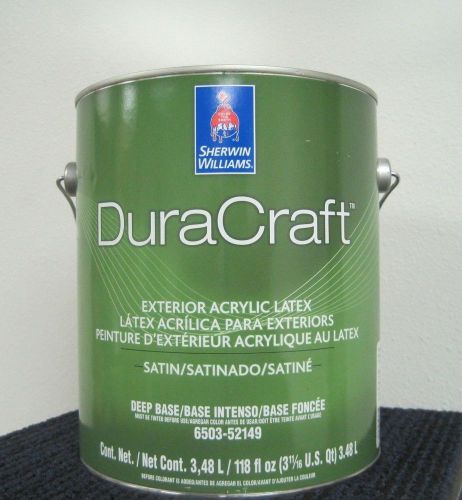 Sherwin Williams DuraCraft Exterior Acrylic Latex Satin 6503-52149 (4 Gallons)