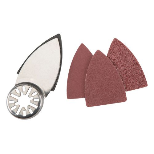 Multi-tool finger sanding pad and paper set 21,000 opm maximum 3 grade pads for sale
