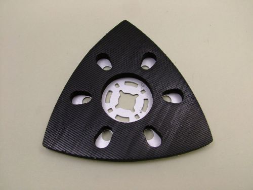Multitool multimaster backing pad 93mm triangle with velcro &amp; dust extraction