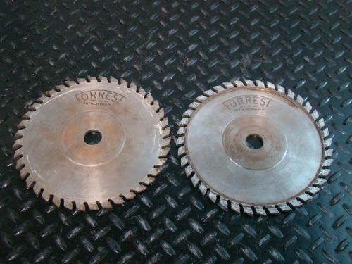 (2) forrest circular saw blade 8-1/2&#034; carbide tipped for sale