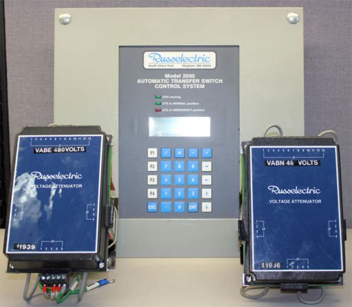 Russelectric inc. model 2000 automatic transfer control system for sale