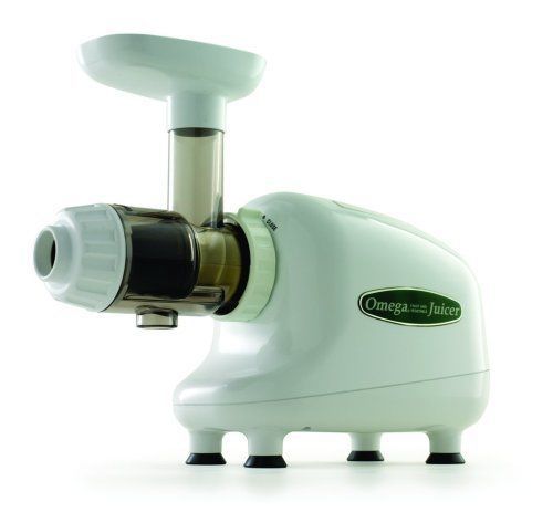 Omega products j8003 hand juicer - masticating - 80 rpm - white (j8003) for sale