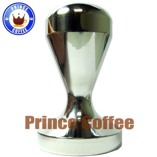 Espresso Coffee Tamper Press 51mm Flat Base Clear Body 304 Stainless Steel