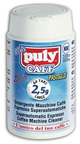 PULY CAFF Plus® 60 2.5gr Tabs NSF SUPERAUTOMATIC ESPRESSO MC CLEANING TABLETS