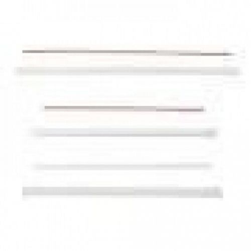 Cellocore Luau Plastic Unwrapped 16&#034; Straws - White 1000/case