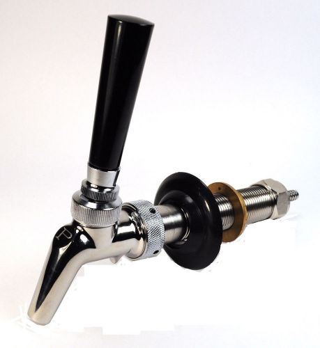 Perlick 630ss faucet &amp; stainless steel shank combo keg kit, homebrew draft beer for sale