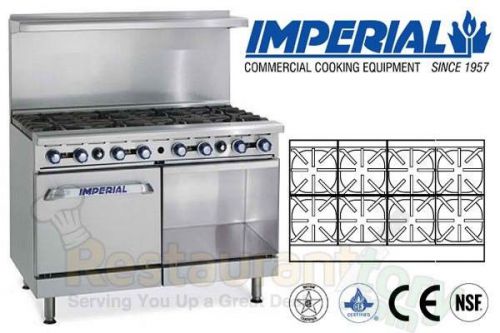 Imperial commercial restaurant range 48&#034; w/ 1 convection oven natgas ir-8-c-xb for sale