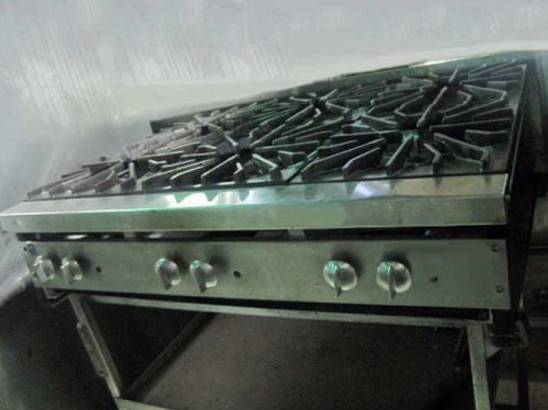 6 Burner Countertop Hot Plate - Natural Gas