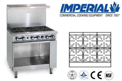 Imperial commercial restaurant range 36&#034; w/ 1 cab natural gas model ir-6-xb-n for sale
