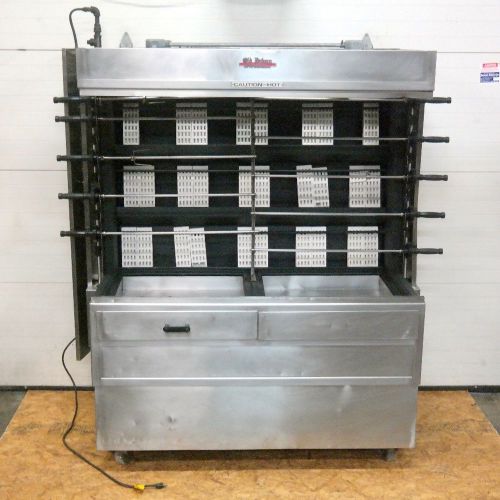 Old Hickory Bar B-Q BBQ Rotisserie Oven 120V Natural Gas K45WD Restaurant 